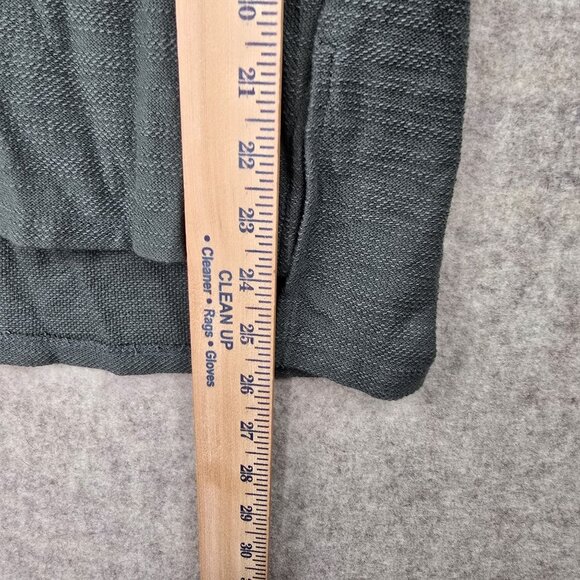 Merona Gray 3/4 Sleeve Textured Tunic Top XS 100% Cotton - Picture 8 of 9